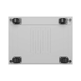Lanberg 19" szabadon álló rack szekrény 32U/600X800 üvegajtó, lapraszerelt, LCD kijelző, szürke V2