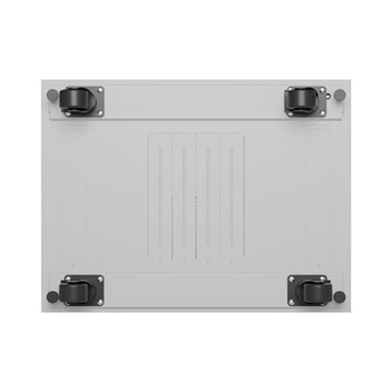 Lanberg 19" szabadon álló rack szekrény 32U/600X800 üvegajtó, lapraszerelt, LCD kijelző, szürke V2