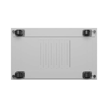 Lanberg 19" szabadon álló rack szekrény 42U/600X1000 üvegajtó, lapraszerelt, LCD kijelző, szürke
