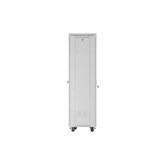 Lanberg 19" szabadon álló rack szekrény 42U/600X600 üvegajtó, lapraszerelt, LCD kijelző, szürke V2