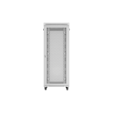 Lanberg 19" szabadon álló rack szekrény 42U/800X1000 perforált ajtó, lapraszerelt, LCD kijelző, szürke