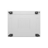 Lanberg 19" szabadon álló rack szekrény 42U/800X1000 üvegajtó, lapraszerelt, LCD kijelző, szürke V2