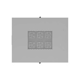 Lanberg 19" szabadon álló rack szekrény 47U/800X1000 üvegajtó, lapraszerelt, LCD kijelző, szürke