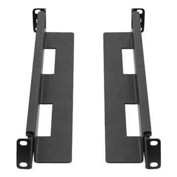 Lanberg 397–680 mm állítható rack sín készlet ,1U, fekete