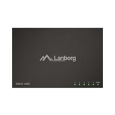 Lanberg 5 portos Gigabit Desktop Switch, fémházas, 12V