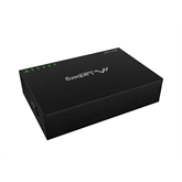 Lanberg 5 portos Gigabit Desktop Switch, fémházas, 12V