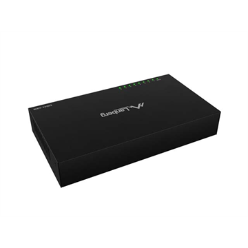 Lanberg 8 portos Gigabit Desktop Switch, fémházas, 12V