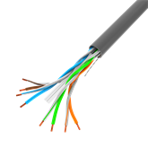 Lanberg 1Gb/s U/UTP rézzel bevont (CCA) fali kábel 100m, AWG23, 250Mhz, Fca, szürke