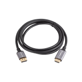 Lanberg DisplayPort (M)->HDMI (M) kábel 1,8 m, 4K, fekete-ezüst