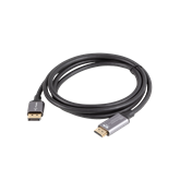 Lanberg DisplayPort (M)->HDMI (M) kábel 1,8 m, 4K, fekete-ezüst