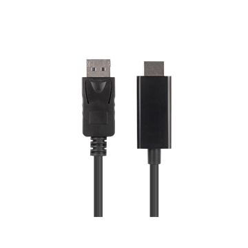 Lanberg DisplayPort (M) v1.1->HDMI (M) kábel, 1,8 m, fekete