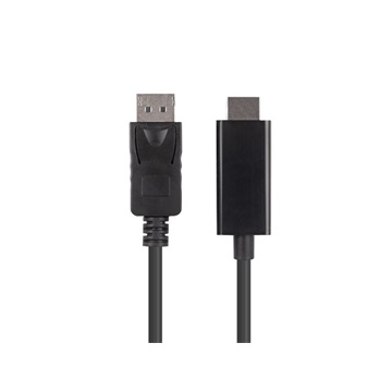 Lanberg DisplayPort (M) v1.1->HDMI (M) kábel, 3 m, fekete