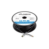 Lanberg HDMI (M/M) v2.0 kábel, 100 m, optikai, fekete, AOC