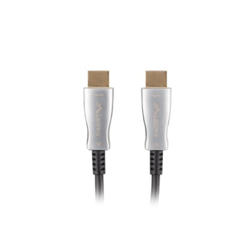 Lanberg HDMI (M/M) v2.0 kábel, 100 m, optikai, fekete, AOC