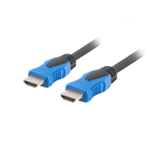 Lanberg HDMI (M/M) v2.0 kábel, 15 m, 4K, réz, fekete