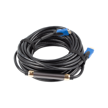Lanberg HDMI (M/M) v2.0 kábel, 15 m, 4K, réz, fekete