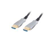 Lanberg HDMI (M/M) v2.0 kábel 20 m, optikai, fekete, AOC