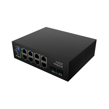 Lanberg Light Industrial 10 portos Gigabit PoE Switch (8xPoE, 2xSFP, 120W)