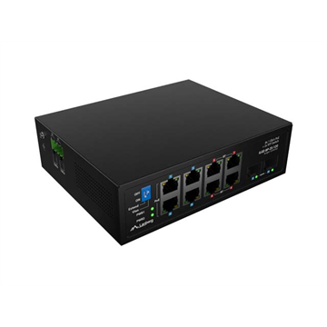 Lanberg Light Industrial 10 portos Gigabit PoE Switch (8xPoE, 2xSFP, 120W)