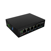Lanberg Light Industrial 6 portos PoE Switch (4xPoE, 90W)