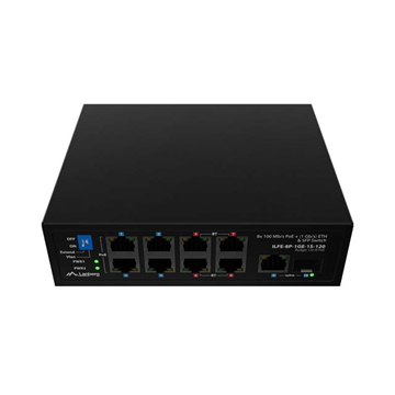 Lanberg Light Industrial 10 portos PoE Switch (8xPoE, 120W)