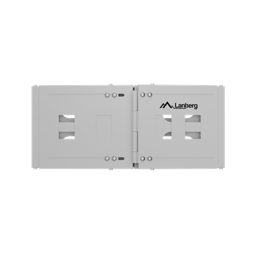 Lanberg Összecsukható 19" 4U keret 497x400/240, falra rögzíthető, szürke