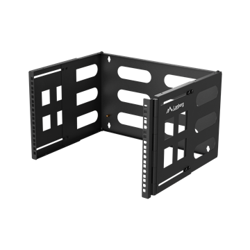 Lanberg Összecsukható 19" 6U keret 497x400/240, falra rögzíthető, fekete
