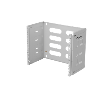 Lanberg Összecsukható 19" 8U keret 497x400/240, falra rögzíthető, szürke