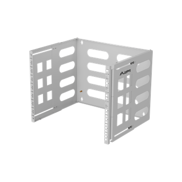 Lanberg Összecsukható 19" 8U keret 497x400/240, falra rögzíthető, szürke