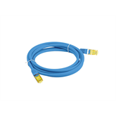 Lanberg Patch kábel CAT.6a S/FTP LSZH 10m kék, réz