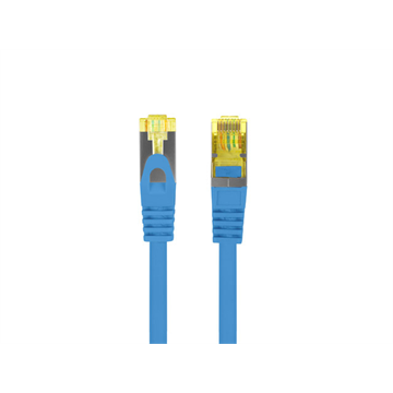 Lanberg Patch kábel CAT.6a S/FTP LSZH 10m kék, réz