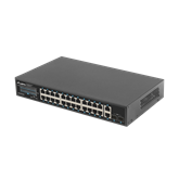 Lanberg Switch 24x 1GbE PoE+/ 2x GbE/ 2 SFP ,19" rackes (360W) 