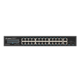 Lanberg Switch 24x 1GbE PoE+/ 2x GbE/ 2 SFP ,19" rackes (360W) 
