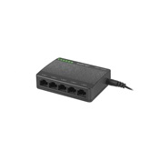 Lanberg Switch DSP1-1005-5V, 5x 1Gb/s, menedzsment nélküli gigabit ethernet, asztali, 5V