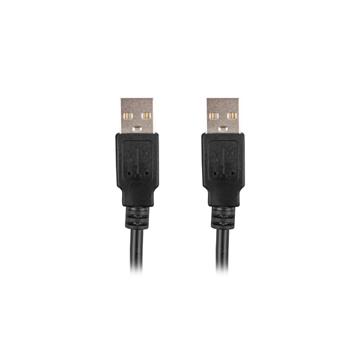 Lanberg USB-A M/M 2.0 kábel, 0,5 m, fekete 