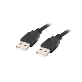 Lanberg USB-A M/M 2.0 kábel, 0,5 m, fekete 