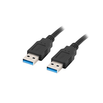 Lanberg USB-A (M/M) 3.0 kábel, 1,8 m, fekete