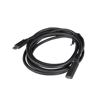 Lanberg USB-C M/F 3.1 kábel, 1,5 m, fekete