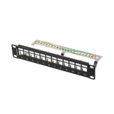 Lanberg Üres patch panel 12 port 1U 10