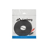 Lanberg minijack 3,5 mm (M) 3 pólus->2x RCA (cinch) (M) kábel, 5 m