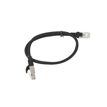 Lanberg patch kábel Cat5e UTP 0,5 m, fekete 