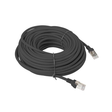 Lanberg patch kábel Cat5e UTP 20 m, fekete 