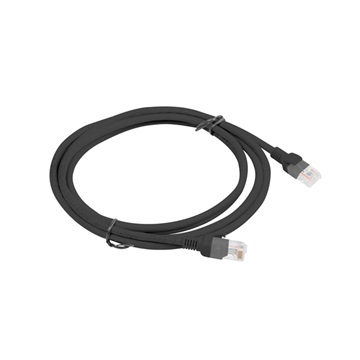 Lanberg patch kábel Cat5e UTP 2 m, fekete 