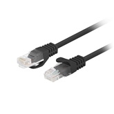 Lanberg patch kábel Cat6 UTP 0,25 m, fekete 