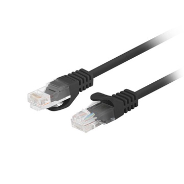Lanberg patch kábel Cat6 UTP 0,25 m, fekete 