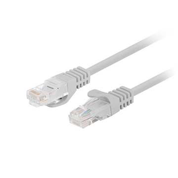 Lanberg patch kábel Cat6 UTP 0,25 m, szürke 