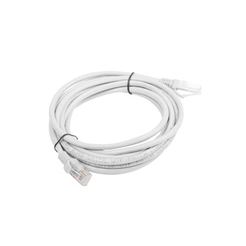 Lanberg patch kábel Cat6 UTP 3 m, szürke 