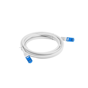 Lanberg patch kábel Cat6a S/FTP LSZH CCA 1 m, szürke 