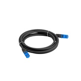 Lanberg patch kábel Cat6a S/FTP LSZH CCA 3 m, fekete 