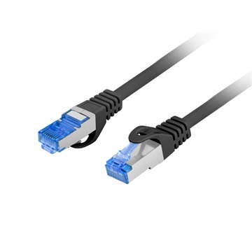 Lanberg patch kábel Cat6a S/FTP LSZH CCA 3 m, fekete 